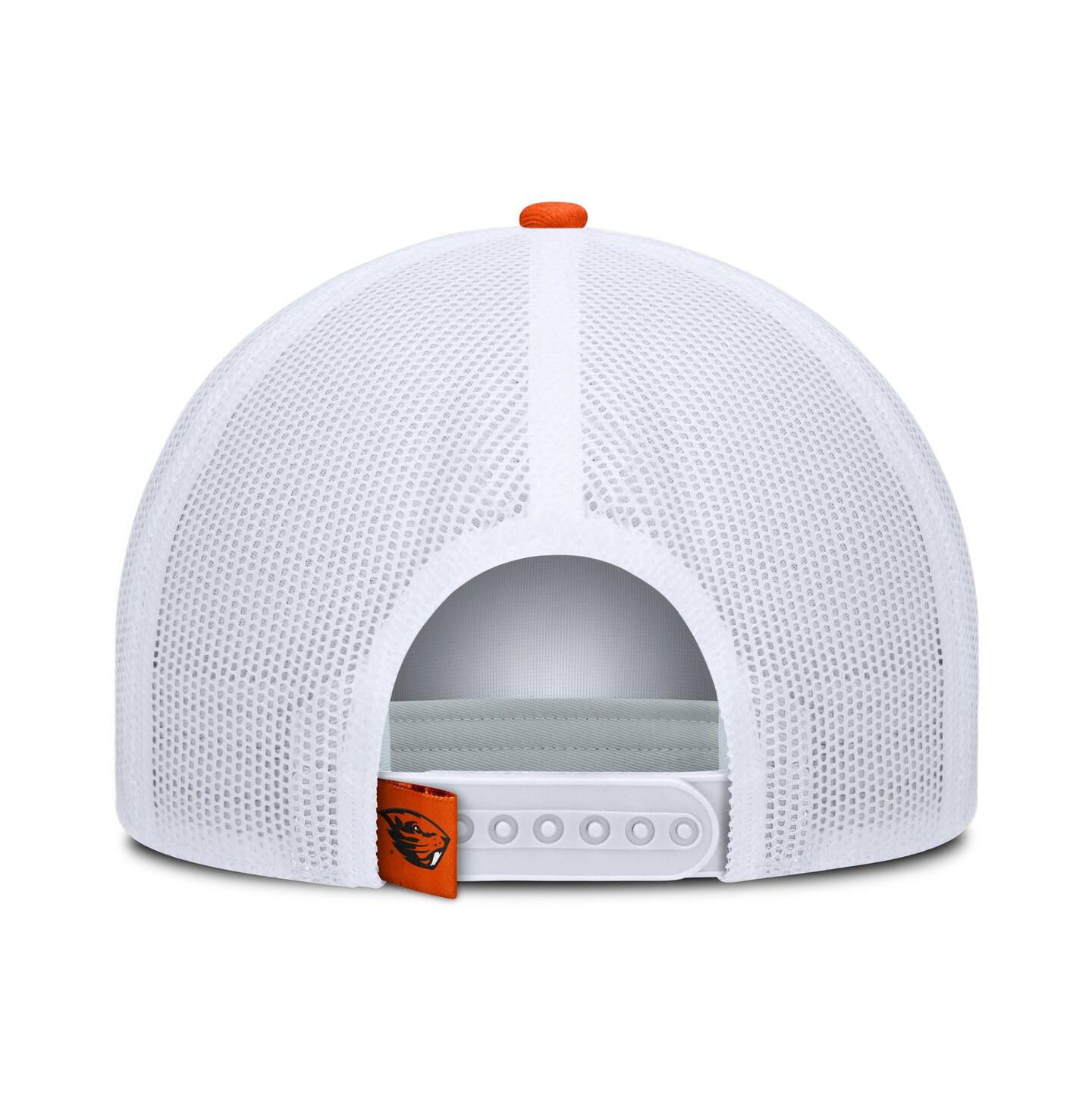 Мужская кепка Fanatics Gray/Orange Oregon State Beavers Course Foam-Front Adjustable Trucker Hat — фото 2