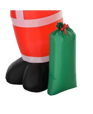 8ft Christmas Inflatable Santa Claus w/ Gift Bag Outdoor Decorations