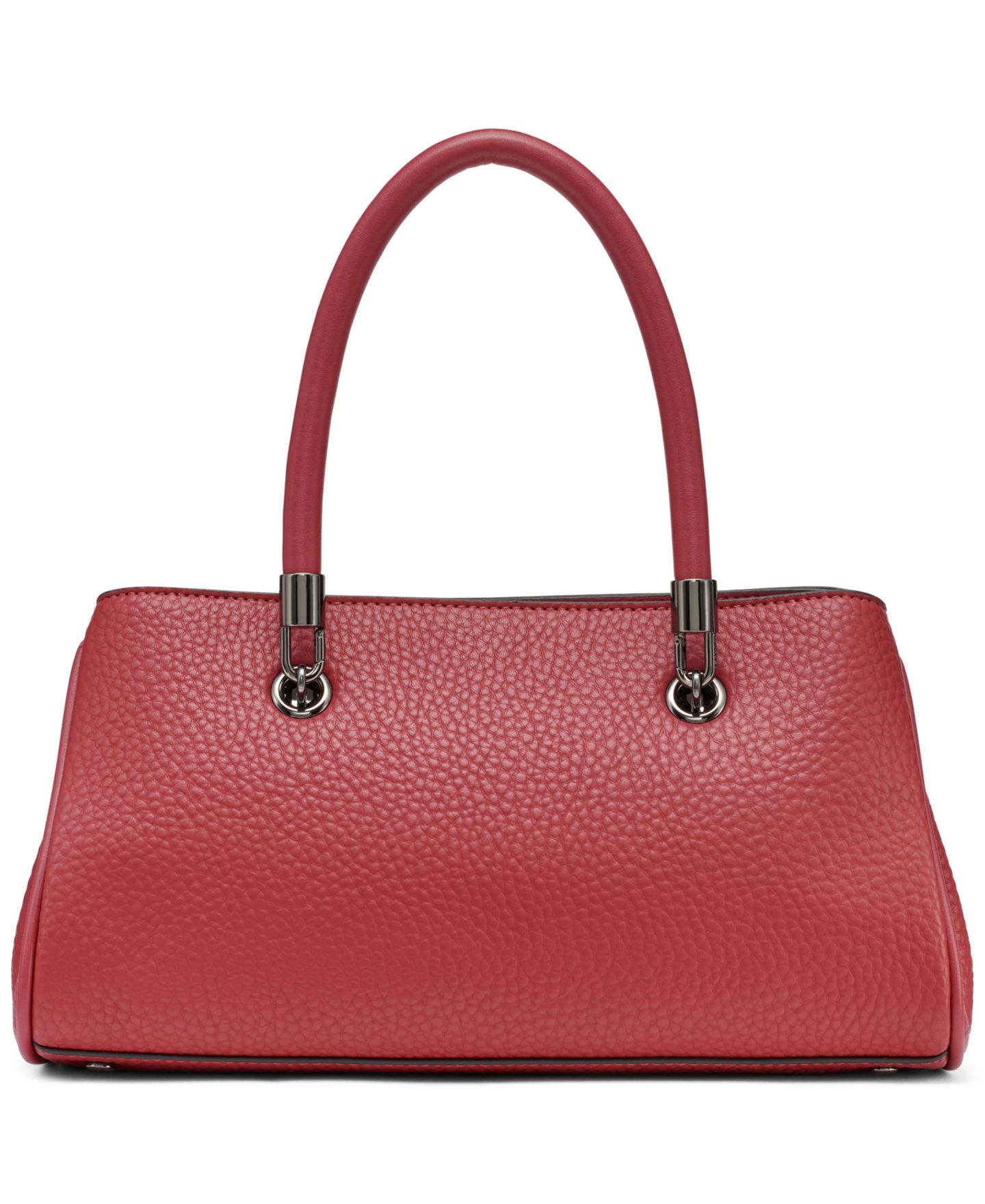 Женская сумка Calvin Klein Brigette East West Convertible Satchel, цвет: Клюквенный — фото 2