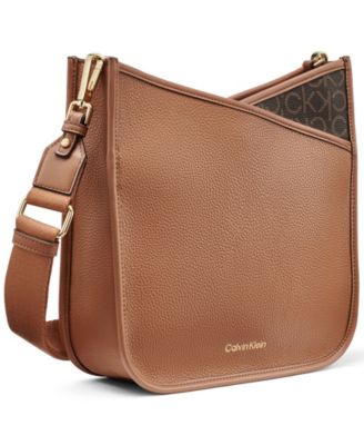Lyla Signature-Blocked Adjustable Crossbody with Web Strap
