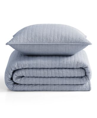 Christopher Texture Cotton Reversible 2-Pc. Quilt Set, Twin