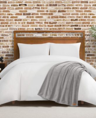 Solid Plush Throw, 50" x 70"