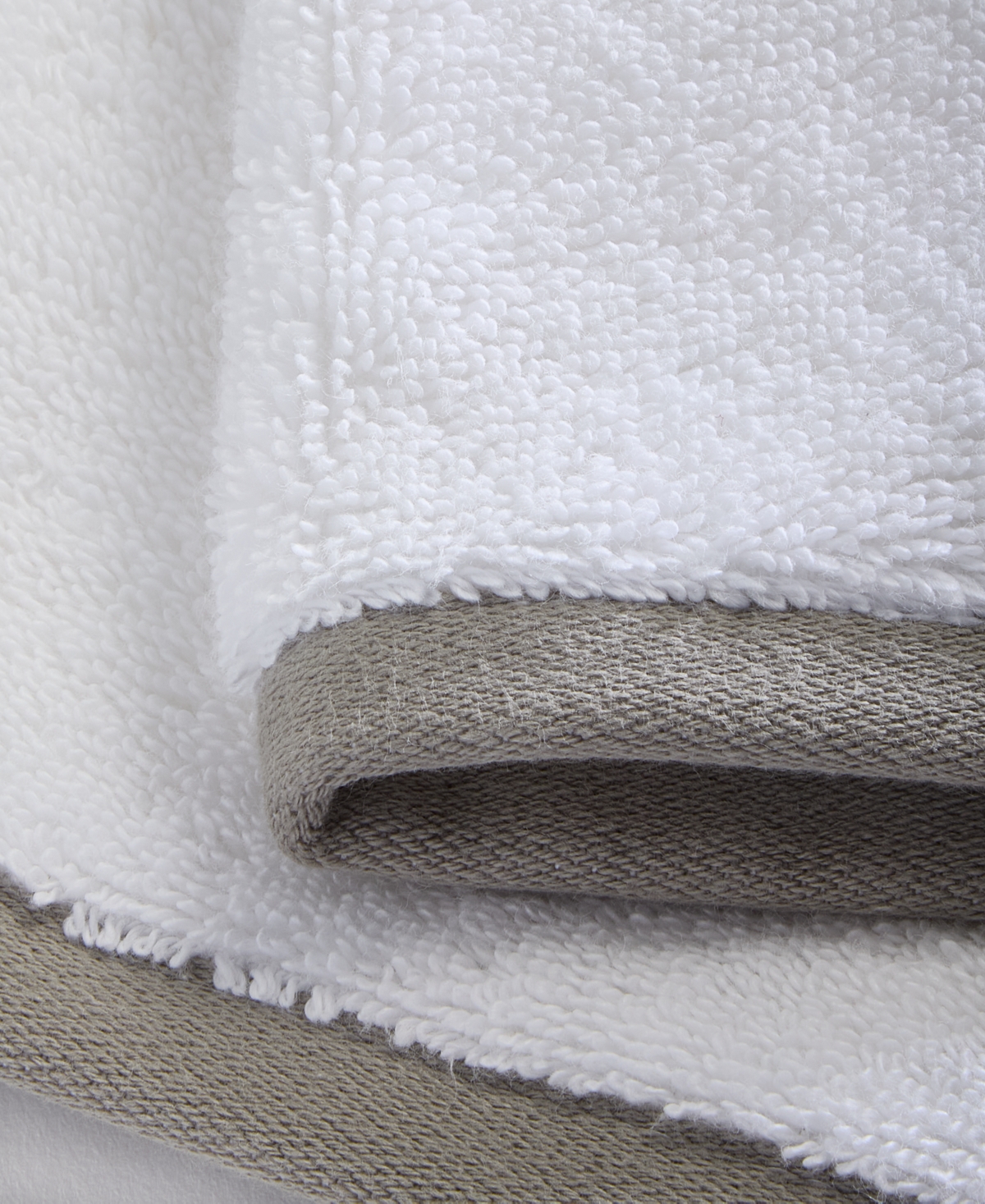 Hotel Collection Linea Cotton Washcloth, 13" X 13" In White