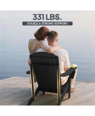 Wood Adirondack Chair, Wooden Outdoor & Patio Seating,