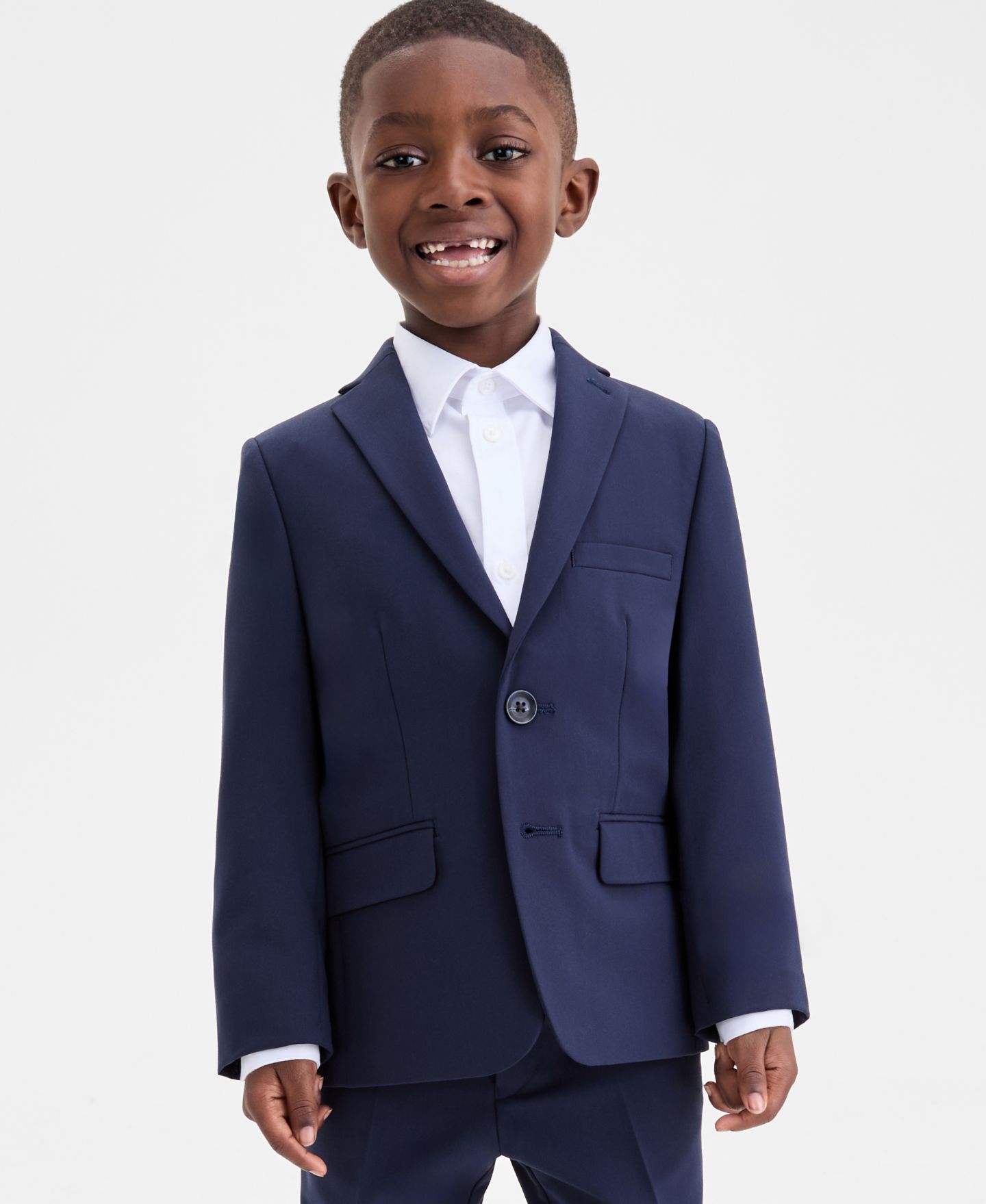 Куртка Kenneth Cole Reaction Single-Breasted Jacket для мальчиков, цвет: Тёмный синий — фото 1