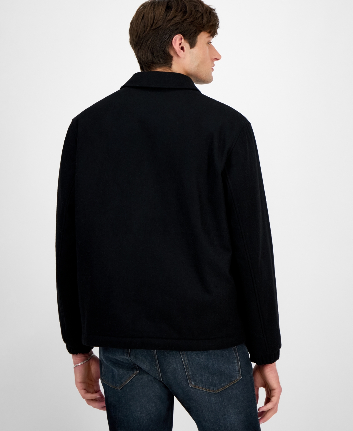 Hugo Boss Men's Baksi Slim-Fit Coach Jacket