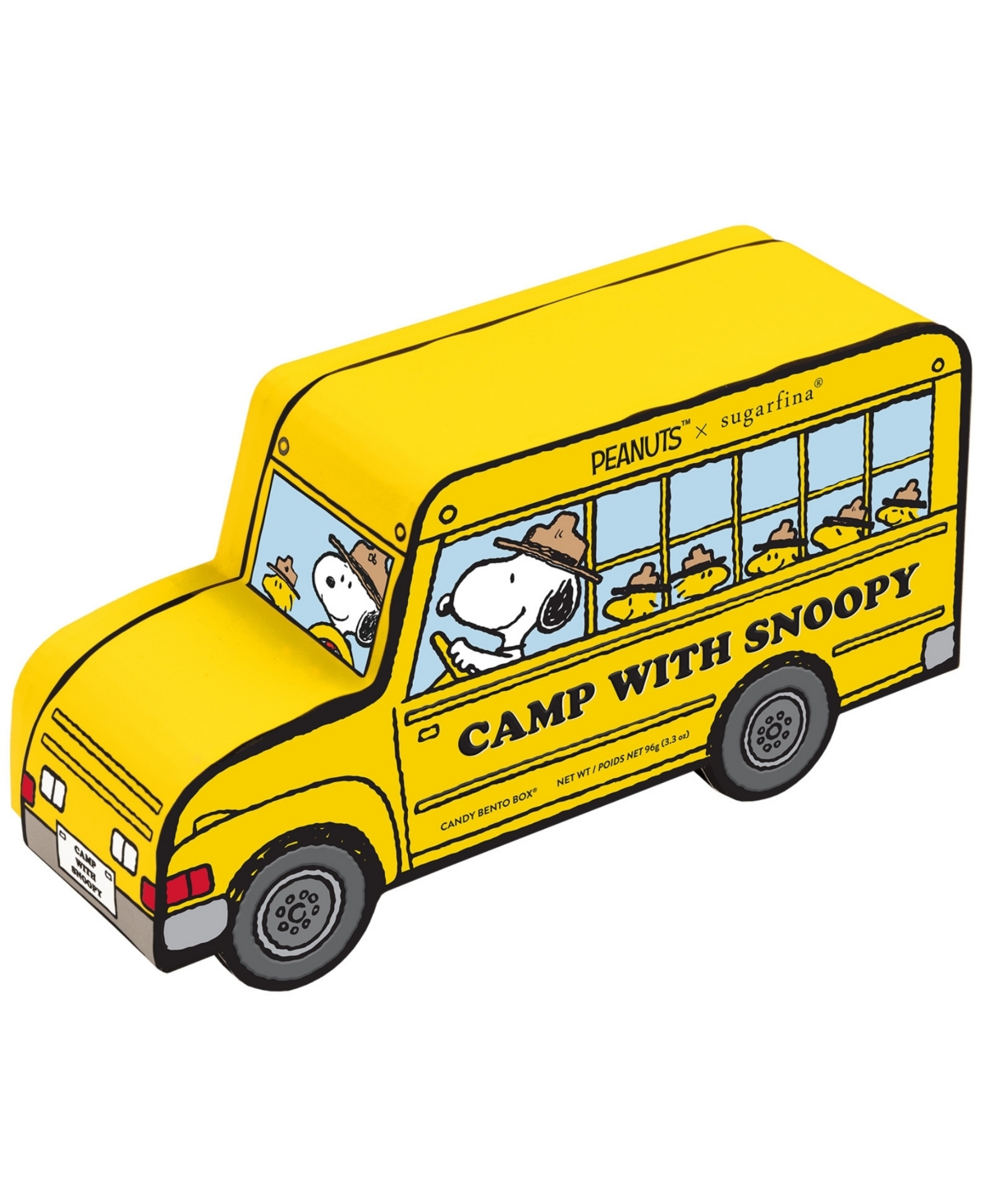 Sugarfina Camp With Snoopy Bento Box Peanuts, 2 Pack In Transparent