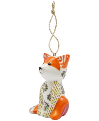 Kit Kemp Christmas Patchwork Tally Ho Fox Ornament