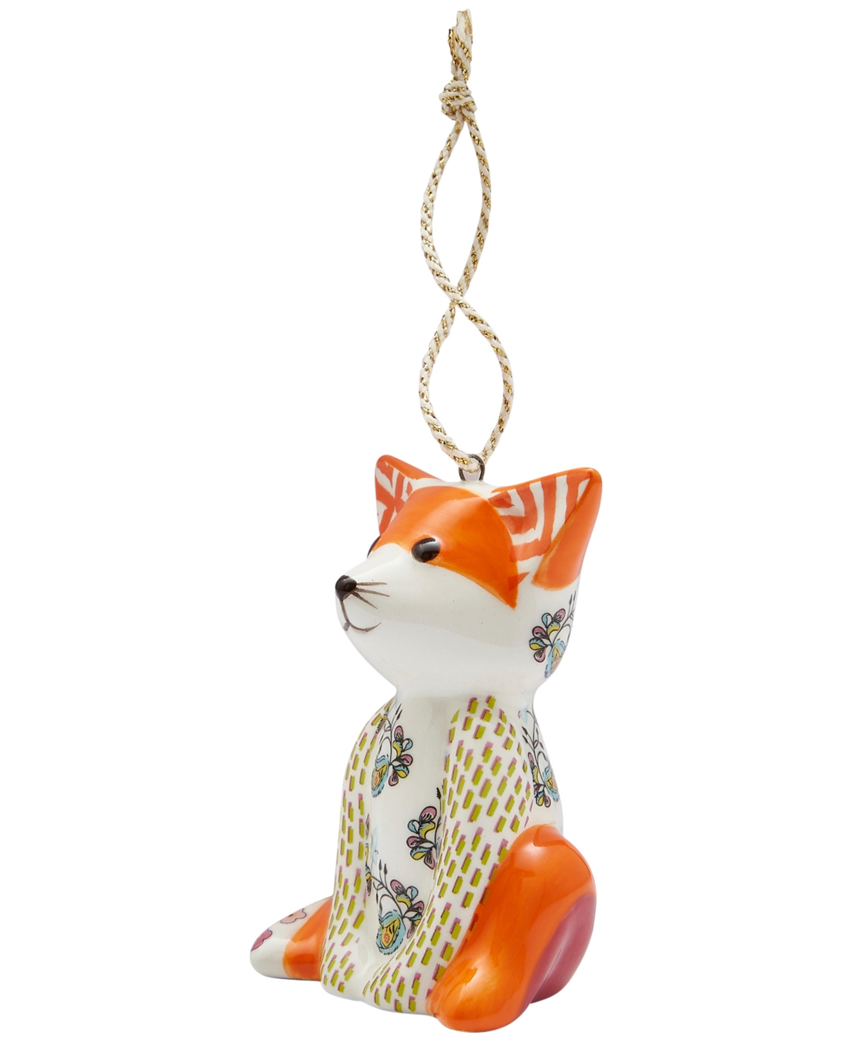 Spode Kit Kemp Christmas Patchwork Tally Ho Fox Ornament