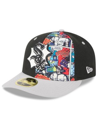 New Era - Men's Black/Gray Chicago White Sox 2025 MLB Diamond Hero Edition Low Profile 59FIFTY Fitted Hat