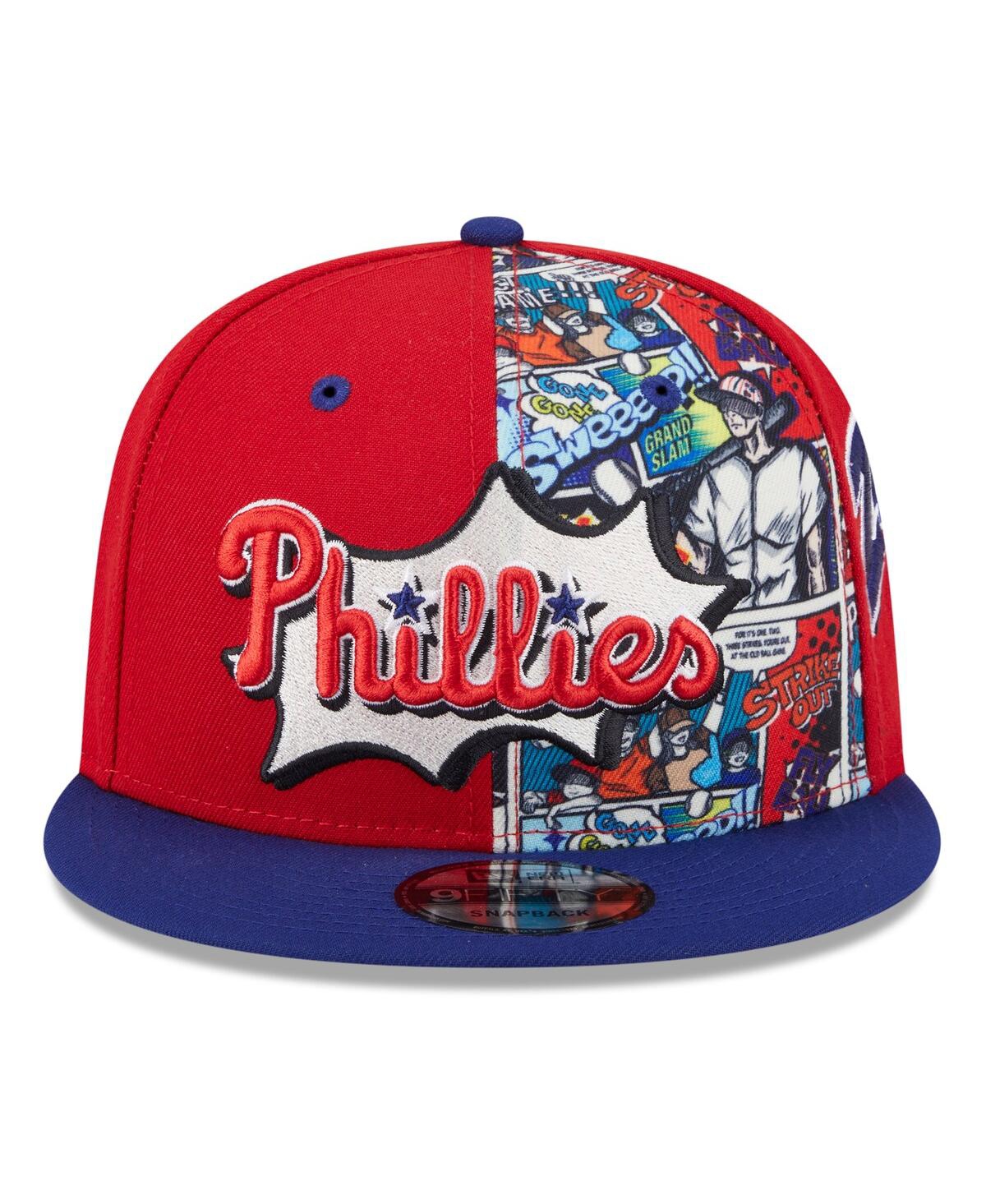 New Era Men's Red/Royal Philadelphia Phillies 2025 Mlb Diamond Hero Edition 9FIFTY Snapback Hat