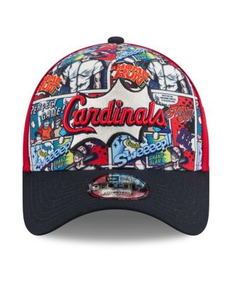 Men's Red/Navy St. Louis Cardinals 2025 MLB Diamond Hero Edition A-Frame 9FORTY Adjustable Hat