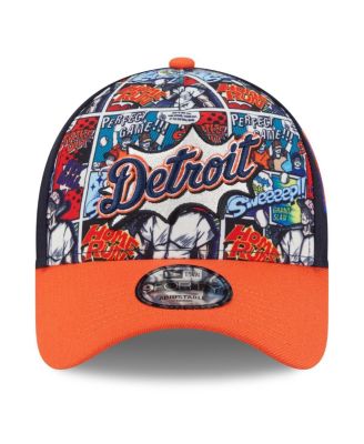 Men's Navy/Orange Detroit Tigers 2025 MLB Diamond Hero Edition A-Frame 9FORTY Adjustable Hat