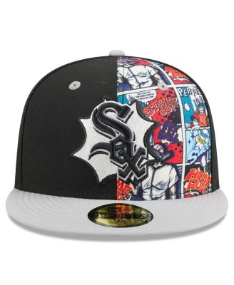 Men's Black/Gray Chicago White Sox 2025 MLB Diamond Hero Edition 59FIFTY Fitted Hat