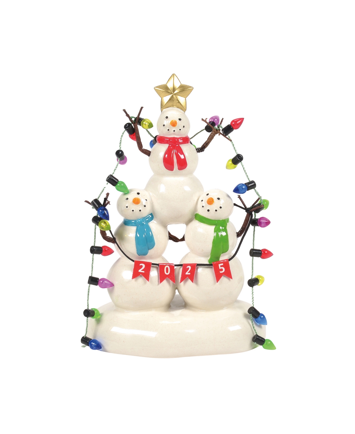 Department Five Village Lucky The Snowman 2025 Accessory In Multi