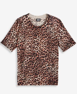 Women's Animal-Print Sweater, Macy's Exclusive