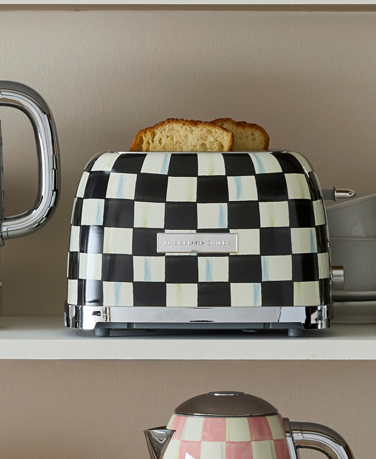 MacKenzie-Childs Courtly Check 2-Slice Toaster