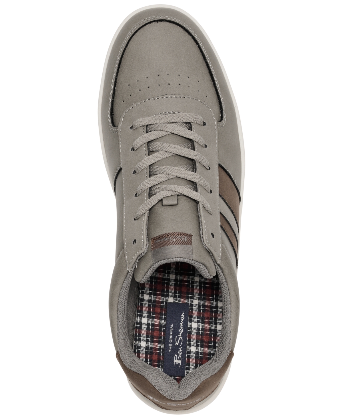 Ben Sherman Men's Hyde Low Casual Sneakers From Finish Line In Gray