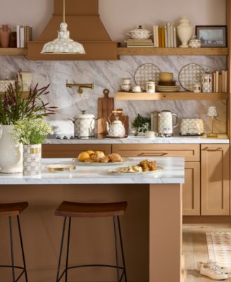 Mocha Check Electric Kettle