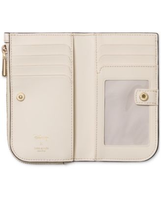 Disney | Macy's Minnie Mouse Zip-Top Leather Wallet , Macy's Exclusive