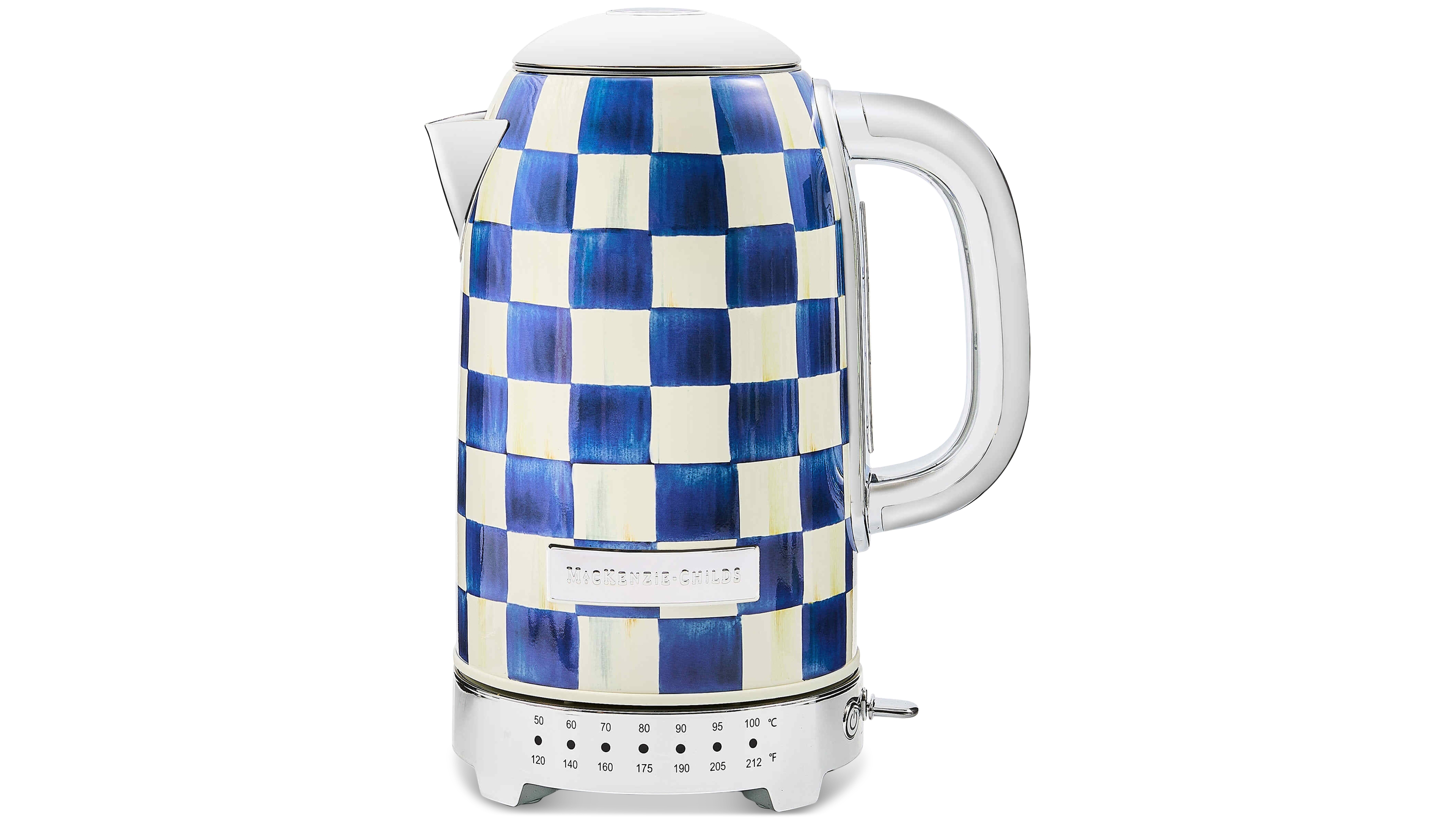 MacKenzie-Childs Royal Check Electric Kettle