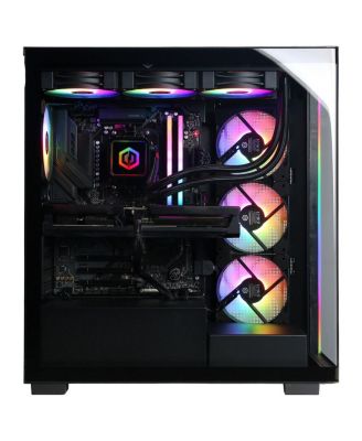 Gamer Supreme Liquid Cool Gaming Desktop Ryzen 7 9800X3D 32GB RAM NVIDIA GeForce RTX 5070 Ti 2TB SSD Storage - Black