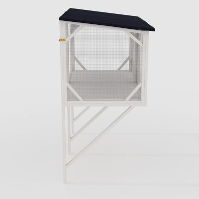 43.3 Outdoor Cat Window Box with Perch and Cover