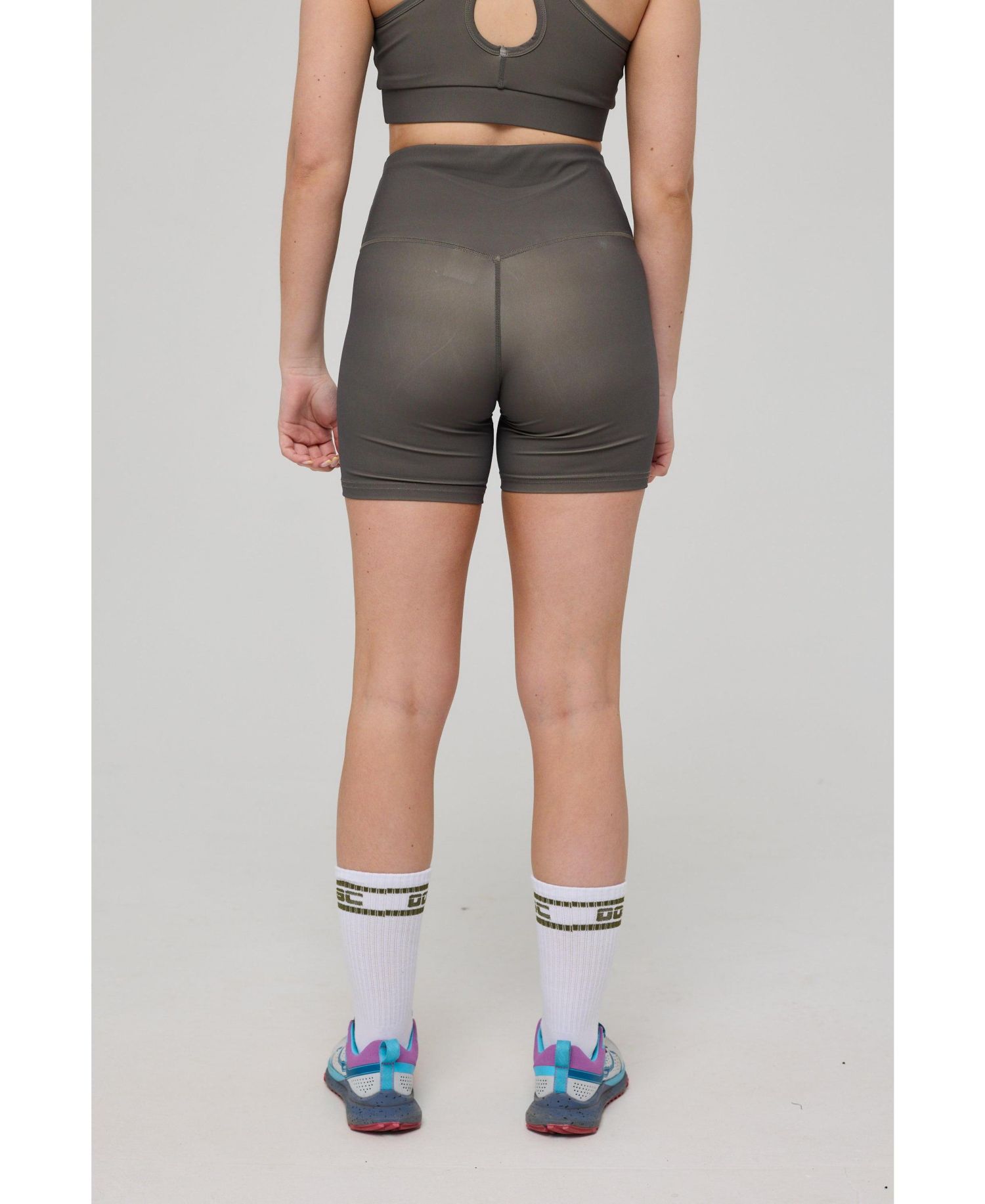 Women's Infinite High Waisted Shorts - Khaki