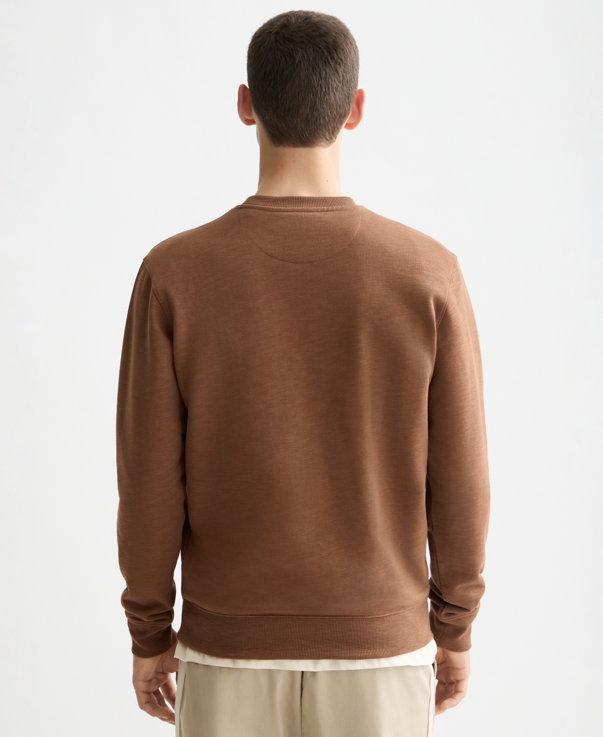 Scotch & Soda Men's Logo Detail Crewneck Sweatshirt