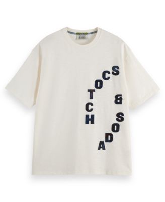 Men's Loose-Fit Applique T-Shirt