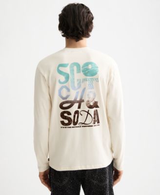 Men's Relaxed Fit Artwork Long Sleeve T-Shirt 