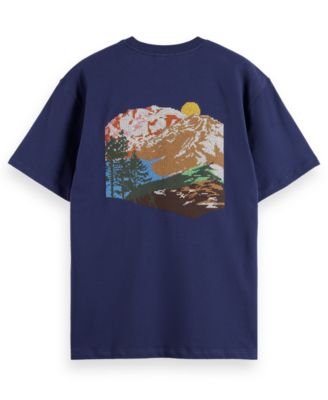 Men's Relaxed Fit Cross Stitch Artwork T-Shirt