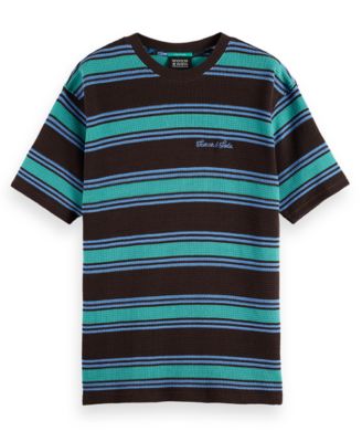Men's Waffle Stripe Short-Sleeve T-Shirt