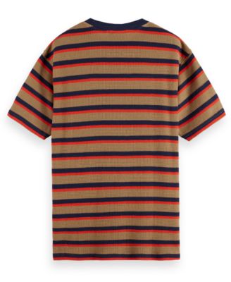 Men's Waffle Stripe Short-Sleeve T-Shirt