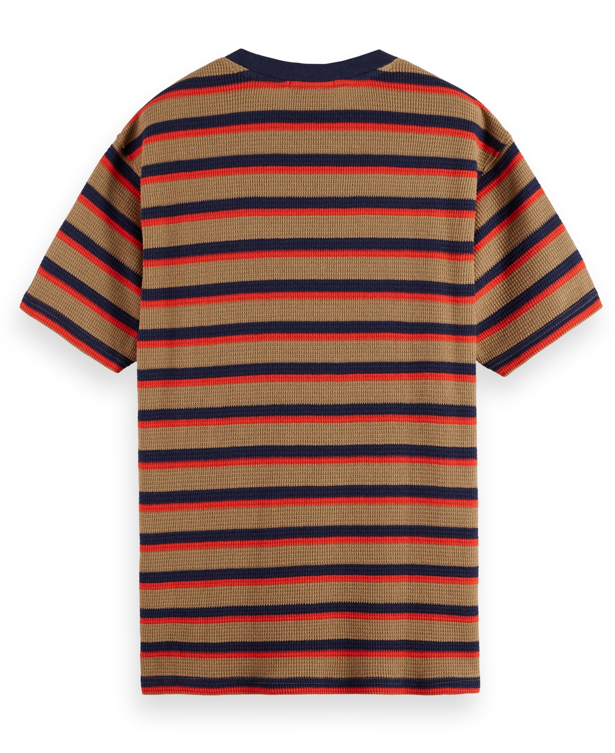 Scotch & Soda Men's Waffle Stripe Short Sleeve T-Shirt