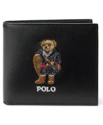 Polo Ralph Lauren - Men's Polo Bear Leather Billfold Wallet
