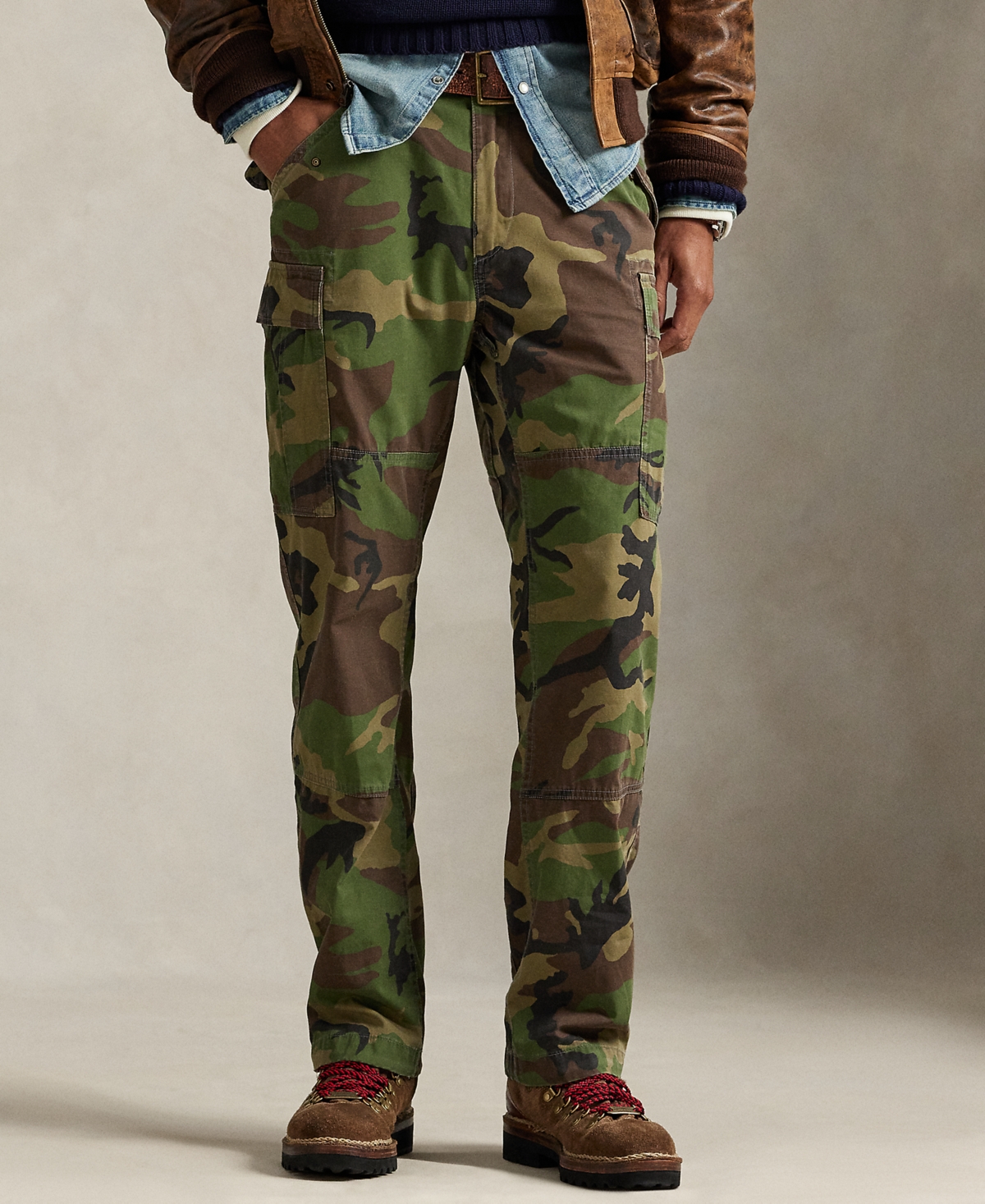 Polo Ralph Lauren Men's Classic Fit Camo Canvas Cargo Pants