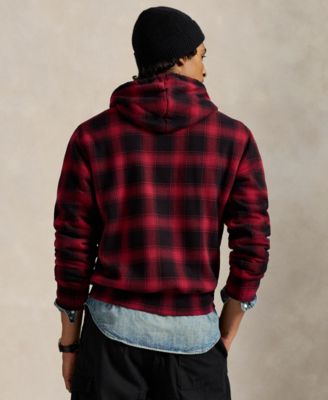 Men's Plaid Long-Sleeve Hoodie