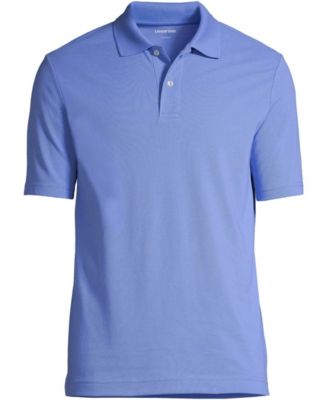 Men's Short Sleeve Basic Mesh Polo Shirt