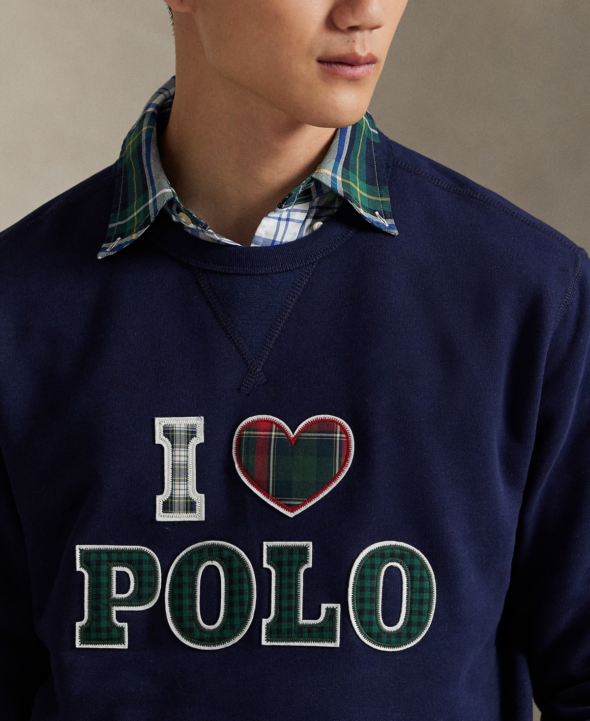 Polo Ralph Lauren Men's Rl Fleece I Heart Polo Sweatshirt In Blue