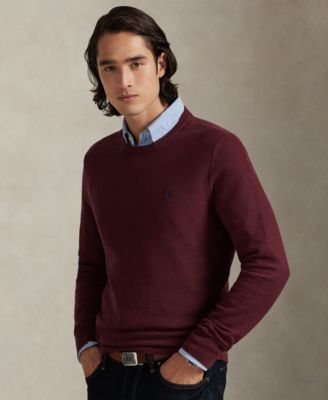 Polo Ralph Lauren - Men's Textured Cotton Crewneck Sweater