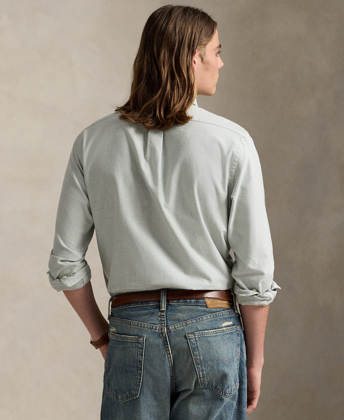 Polo Ralph Lauren Classic Fit Shirt In Green