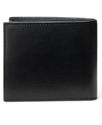 Men's Polo Bear Leather Billfold Wallet