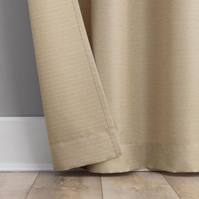 Lance Textured Semi-Sheer Grommet Curtain Panel