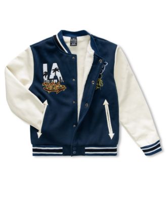 Boys' 8-20 Long Sleeve Varsity Jacket