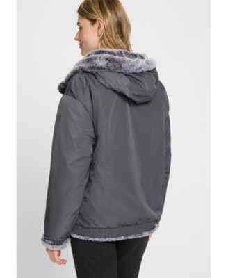 Women's Reversible Hooded Jacket