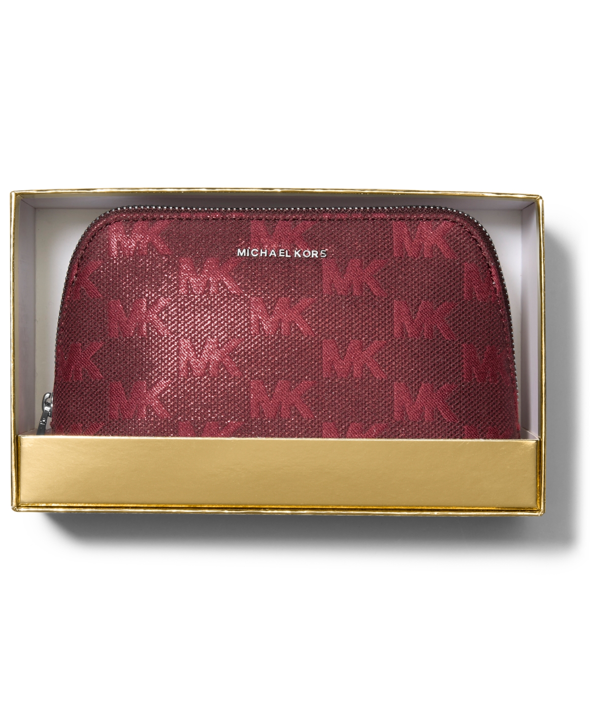 Michael Kors Women's Jet Set Small Travel Essentials Cosmetic Pouch Case