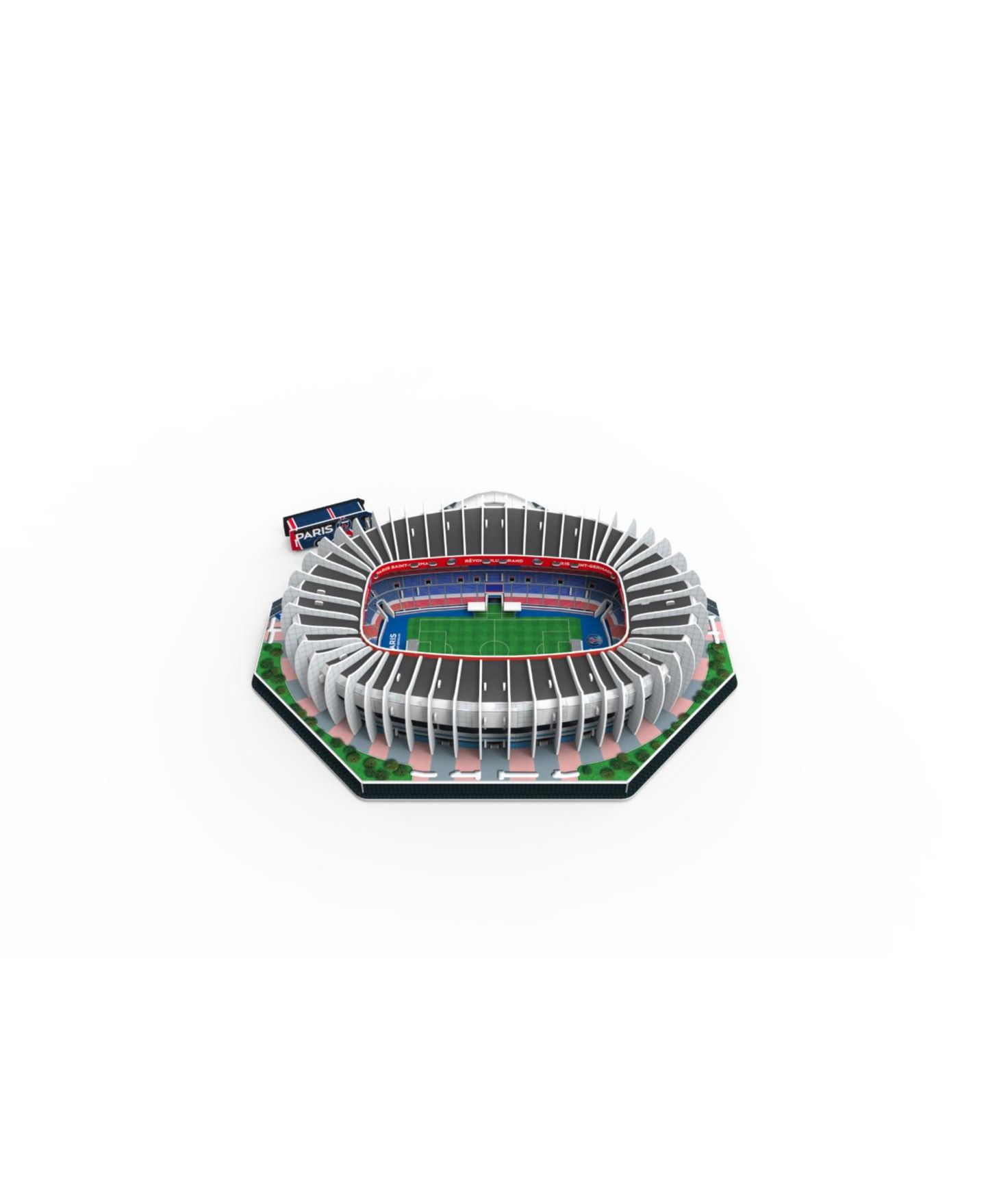 Детский пазл Banbo Toys Paris Saint-Germain Parc des Princes 159-Piece 3D Puzzle, Ages 7+ — фото 5