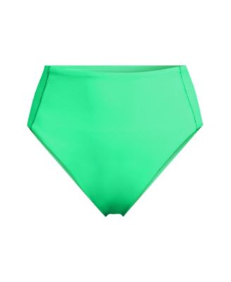Women's Tugless QuickDry High Waisted High Leg Bikini Bottoms