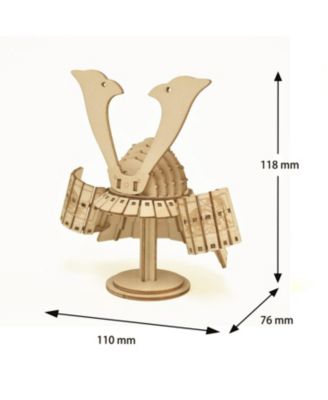 3D DIY Puzzle: Kabuto Samurai Warrior Helmet - 77pcs